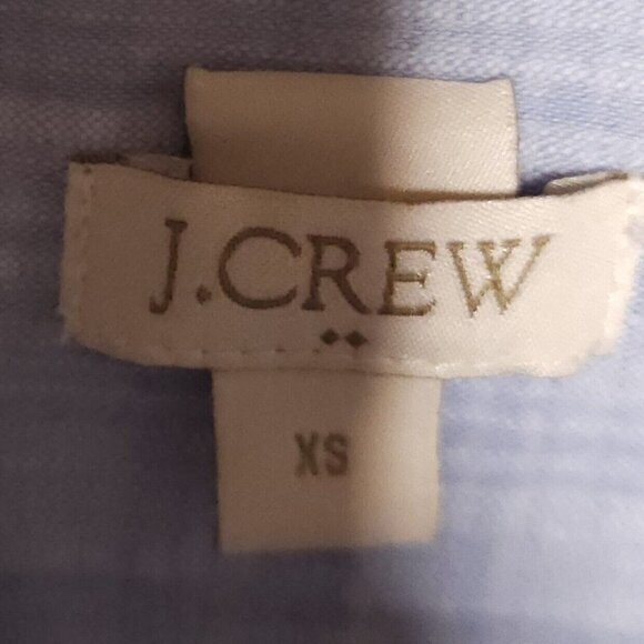 J. Crew Light Blue Half Button Down Tunic XS - Picture 5 of 6